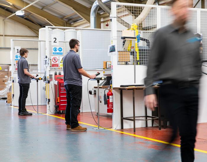 Portsmouth Aviation Dereham CNC machinery in factory